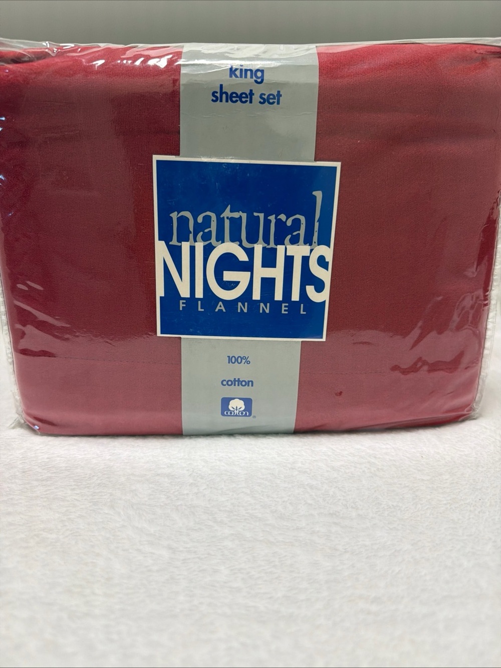 King Flannel Sheet Set in Red
